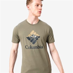 Columbia CS0226 Csc M Hood Nightscape SS Tee Erkek Outdoor Günlük Tişört