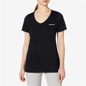 Graphic Tee W V Neck T-Shirt