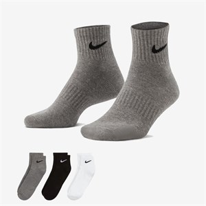 Nike U Nk Everyday Cush Ankle 3Pr Erkek Çorap